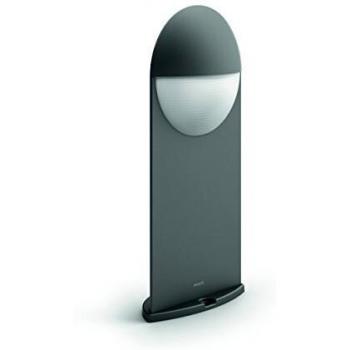 Philips myGarden Capricorn - Farola LED de exterior, plástico, luz blanca cálida, colo antracita