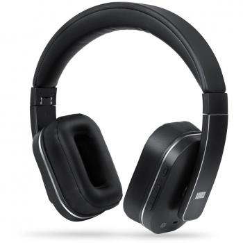 August EP750 Active Noise Cancelling Wireless Bluetooth Over-ear Stereo Headphones with Microphone and Volume Control - aptX/Black
