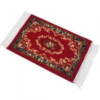 Walser Alfombra Persa de Coche, Alfombra Oriental Universal, Alfombra de Coche clásica roja 60x40cm 14812