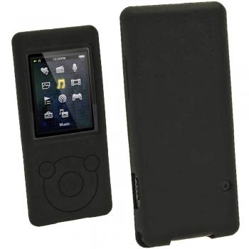 igadgitz Negro Case Silicona Funda Cover Carcasa para Sony Walkman NWZ-E473 NWZ-E474 NWZ-E574 NWZ-E575 E Series Video MP3 Player 4gb 8gb 16gb