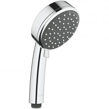 Grifo de cocina Grohe 26397000 Metal con acabado cromado, tecnología de ahorro de agua, caño giratorio y sistema de instalación rápida. Rociador de ducha Grohe Vitalio Confort con múltiples funciones, diseño ergon