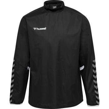 Chaqueta Hummel Authentic para niños, tipo blusa de vento, color blanco/negro, talla 116