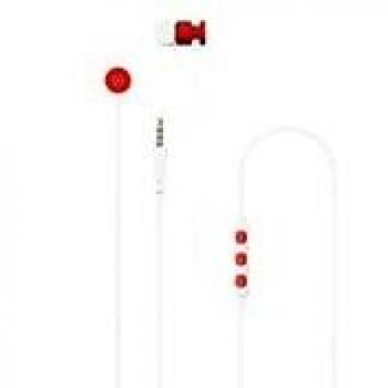 Auriculares Celly UP1000 Rojo de Alta Calidad con Cable de 3.5mm