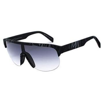 Italia Independent Men's Sunglasses 0911-ZEF-071, Black/Gray, Category 2 Protection