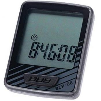 Computadora de Bicicleta BBB DashBoard 10 Funciones Cableada Gris/Negro