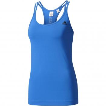 adidas Basic Strappy Camiseta, Mujer, Azul, XS