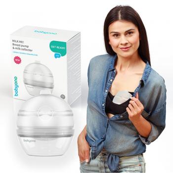 Sacaleches manual colector Milk Me 100% silicona 60ml Babyono