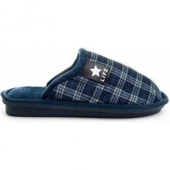 Zapatilla De Casa Para Mujer Northome Liper 88222 Color Azul