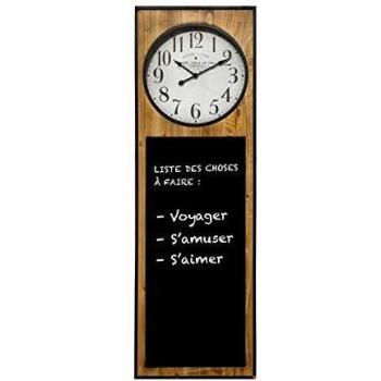 Reloj de Pared Flower con Pizarra 115 x 37 cm - Atmosphera