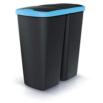 Papelera con 2 tapas independientes de 45L KEDEN