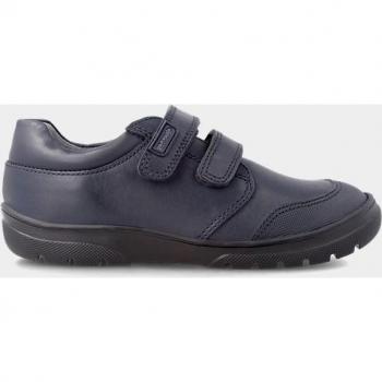 Garvalín Biomecanics - Zapatos Colegiales de Niño de Piel de Primera Calidad con Dos Velcros y Suela Antideslizante