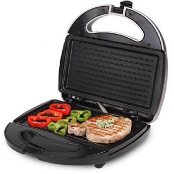 Grill Inox Orbegozo 800W - Cocina Sana con Bajo Nivel de Grasa y Superficie Antiadherente
