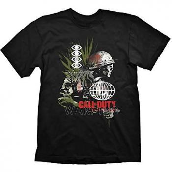 Camiseta de Manga Corta Call of Duty: Cold War Army Comp Negra Talla L Blister
