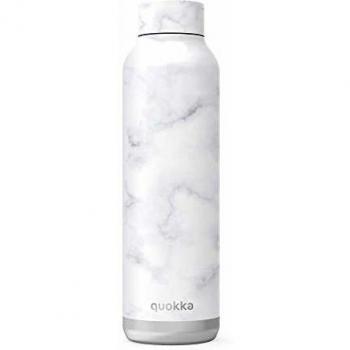 Quokka Solid - Marble 630 ML | Botellas De Agua Acero Inoxidable Sin BPA |Botella Térmica De Doble Pared - Mantiene el frío y el Calor para Niños y Adultos