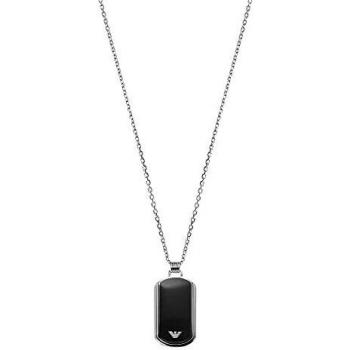 EMPORIO ARMANI Collar de acero inoxidable para hombre