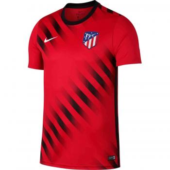 Nike ATM M Nk Dry Top SS PM Camiseta, Hombre, Challenge Red/Black/White, S