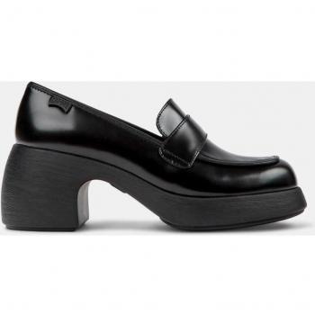 Camper - Mocasines de mujer de piel con tacón de bloque