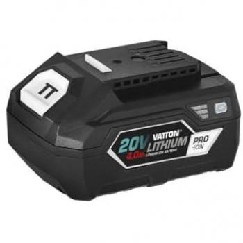 Batería VATTON 20V 4.0 Ah - Negro - Más Tiempo de Trabajo