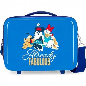 Neceser Infantil Disney Minnie Already Fabulous ABS Adaptable Azul 9L