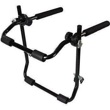 Portabicicletas Silverline para 3 Bicicletas, Resistente Acero, Soportes de Nylon y Almohadillas de Espuma, Capacidad 45 kg