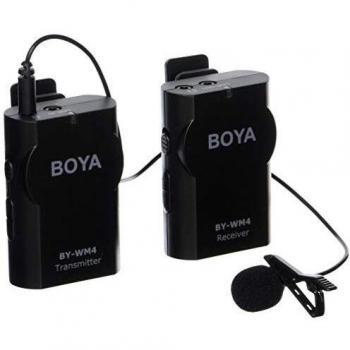 Boya Microphone Wireless by-WM4 for DSLR and Smartphone