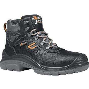 Botas de Seguridad S3 SRC U-Power Premiere de Piel Total y Cordura, Talla 38, Color Negro