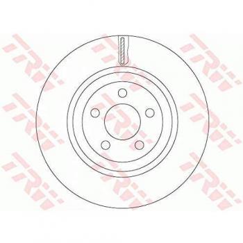 TRW DF6244S Rotores de Discos de Frenos