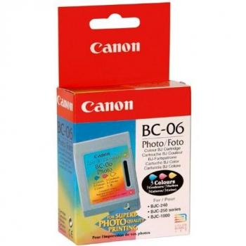 Canon Bc-06 Photo Color Bubblejet Printhead Inkjet Cartridge Cartucho de Tinta - Cartucho de Tinta Para Impresoras