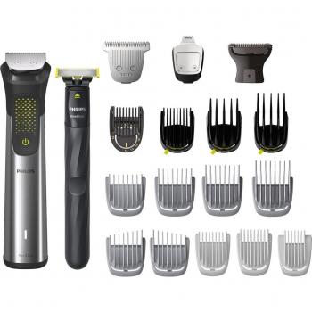 Philips Serie 9000 MG9553/15 Recortadora 20 en 1 para Barba, Cuerpo y Cortapelos, Multibarbero Todo en Uno, Uso en Seco y Mojado, Autonom
