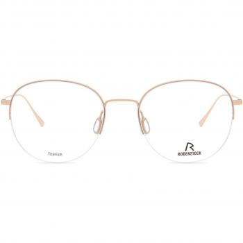 Rodenstock R7131 B Men's Eyeglasses Rose-Gold Size 52 - Frame Only, Free Lenses Available, Blue Light Block Available