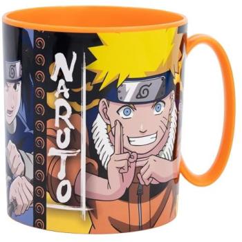 Taza de Plástico Naruto Team 7 390ml Apta para Microondas