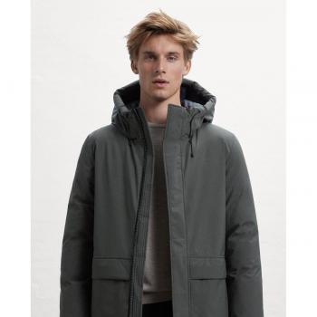 Ecoalf - Abrigo Toroni verde para hombre confeccionado de manera sostenible