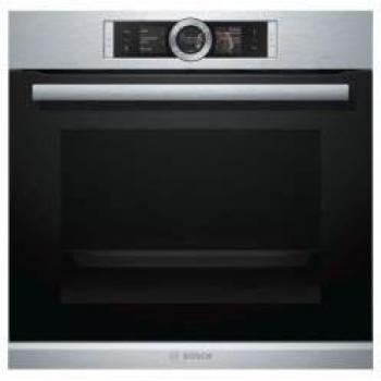 Horno Eléctrico Integrado Bosch HBG676ES1 Multifuncional Pirolítico, Acero Inoxidable y Negro