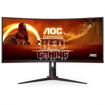 Monitor AOC CU34G2XP/BK 34 LED VA UltraWide QHD 180Hz Curvo