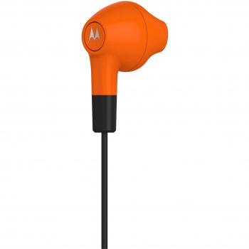 Motorola ASMLUMORG-MLTI0A - Auriculares con cables para móvil in-ear, naranja