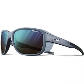 Gafas de sol Julbo Montebianco 2 para hombre, color gris mate, con lentes REACTIV Photochromic Performance categoría 2-4 en tono azul