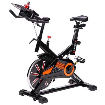 HMS Fitness SW2102 Bicicleta de spinning con volante de 15 kg y alta durabilidad