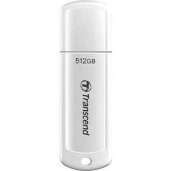 Transcend JetFlash 730 unidad flash USB 512 GB USB tipo A 3.2 Gen 1 (3.1 Gen 1) Negro, Blanco