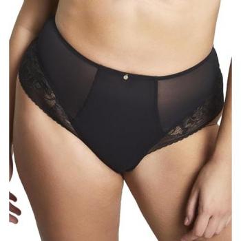 Sculptresse by Panache Women's Dream High-Waisted Brief - Black Cotton - Size 3XL