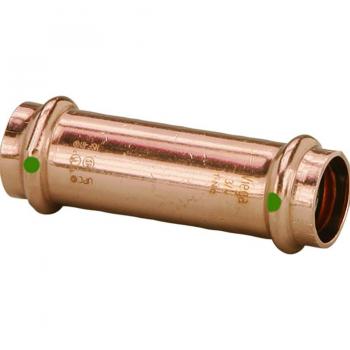 Viega ProPress 1-1/4 Inch Extended Coupling Without Stop - Double Press Connection - Smart Connect Technology