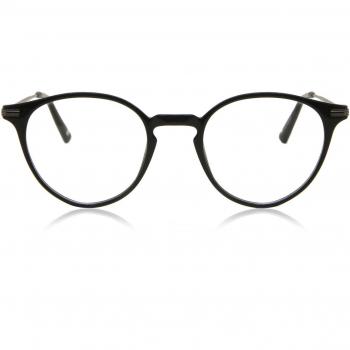 Gafas Anti-Azules Oval Montuta Completa Plástico Negras Armazones para Hombre - SmartBuy Collection
