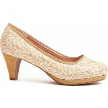 Zapatos de tacón de Mujer Montevita Unne51 Beige