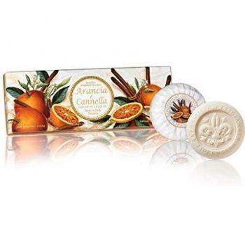 Set de Jabones Sólidos Aromatizados Naranja y Canela - 3 Piezas de 100g