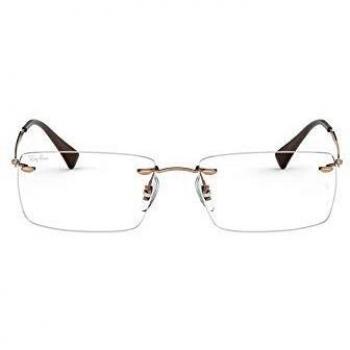 Ray-Ban 0rx 8755 1131 54 Monturas de gafas, Shiny Light Brown, Hombre