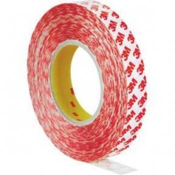 Cinta de Doble Cara Adhesiva GPT-020F, Transparente, 25 mm x 50 m