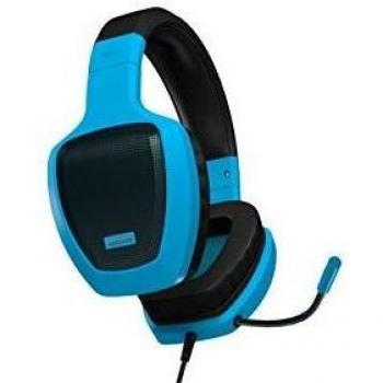 Ozone Rage Z50 Binaurale Diadema Azul, Negro auricular con micrófono - Auriculares con micrófono