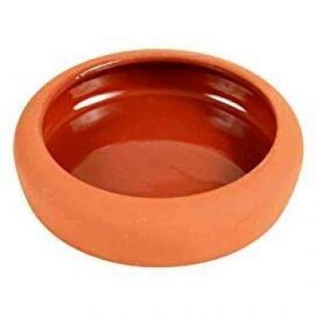 Trixie Cuenco de cerámica con Borde Redondeado, 250 ml, Terracota