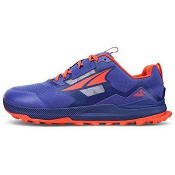 Zapatillas de Trail Running Altra Lone Peak 7, color azul eléctrico y naranja, talla 43, para hombre, púrpura oscuro, talla 9.5