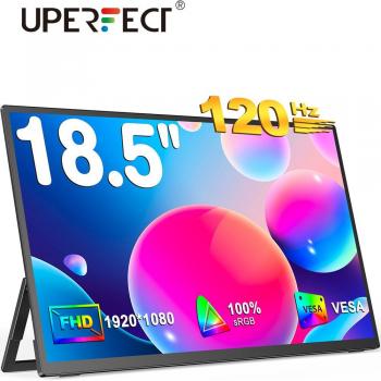 UPERFECT 18.5 Inch 120Hz FHD HDR IPS Gaming Monitor with HDMI and USB-C Connectivity