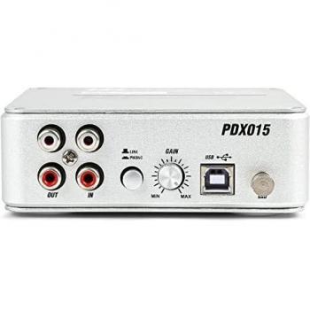 Power Dynamics PDX015 USB Pre Amplificador de Phono con Software